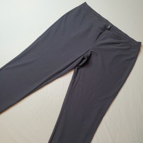 Eileen Fisher Womens Size L Stretch Crepe Slim Leg Pants Gray - Picture 1 of 8